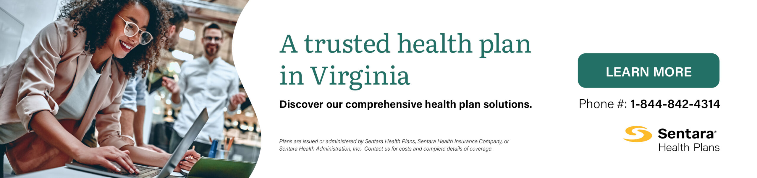 Ad for Sentara Health Plans